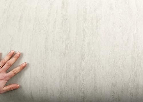 ROSEROSA Peel and Stick PVC Faux Marble Self-Adhesive Wallpaper Covering Counter Top Shelf Liner SM750 (2.00 Feet X 6.56 Feet) - Image 3