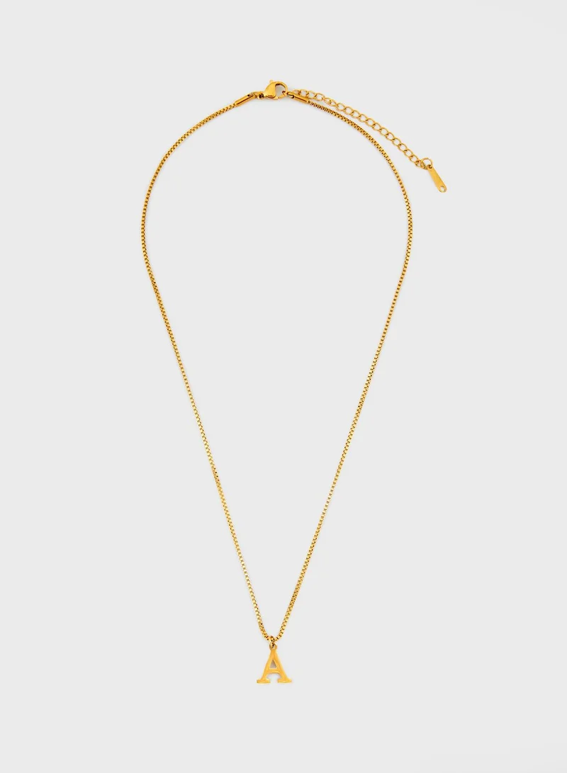 Petit Moments A-Letter Necklace