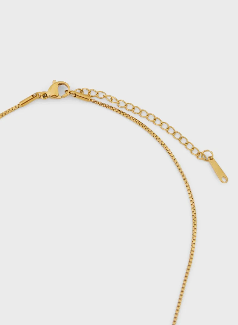 Petit Moments A-Letter Necklace