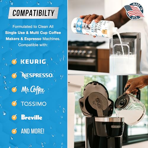 ACTIVE Coffee Machine Descaler Descaling Solution - 32oz (8 Uses) Compatible with Keurig,Nespresso,Breville,Delonghi, Jura, Ninja - Espresso Coffee Maker Cleaner,Coffee Pot Cleaning Limescale Remover - Image 5