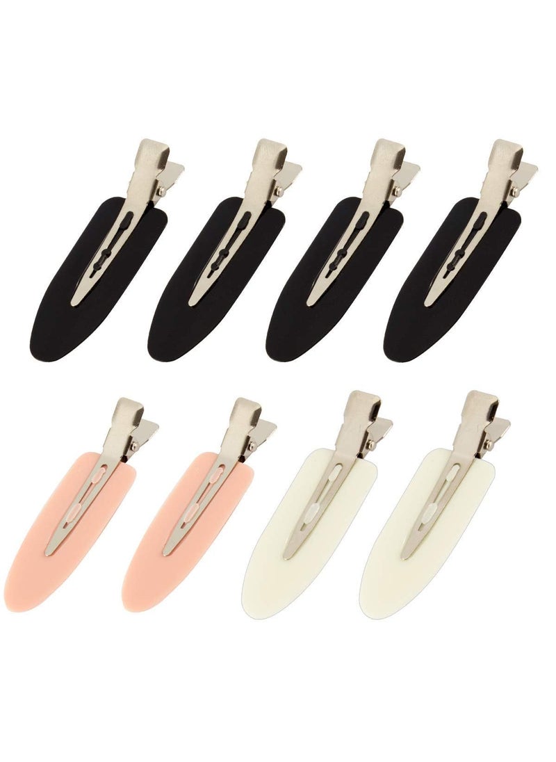 MADHOLLY - 8Pcs No Bend No Crease Hair Clips Styling Duck Bill Clips Alligator Hair Barrettes for Styling Sectioning Small Gifts for Women Girls Salon Hairstyle Hairdressing Bangs Waves Makeup - Image 1