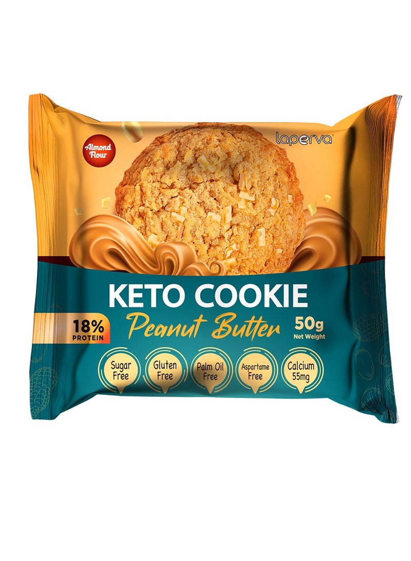 Keto Cookie, Peanut Butter, 50 gm 1 Piece