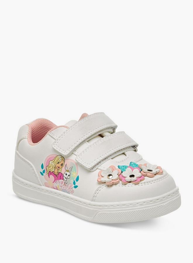 باربي حذاء رياضي بناتي بشريط لاصق - Image 2