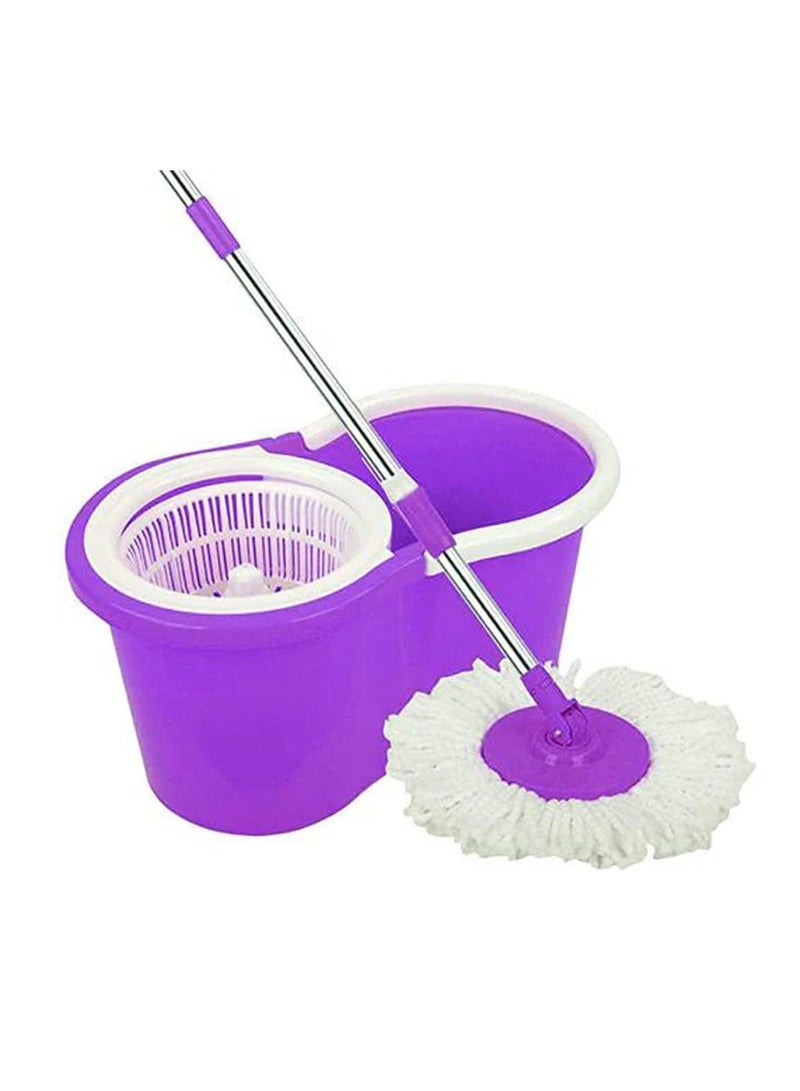 Rotating Spin Mop-Bucket Set With 2 Cleaning Heads - Image 2