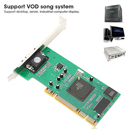 Heayzoki Graphics Card,VGA PCI 8MB 32Bit Desktop Computer Accessories Multi8209;Display for Rage XL,8MB PCI Graphics Card for All Motherboards with PCI Plug?in - Image 4