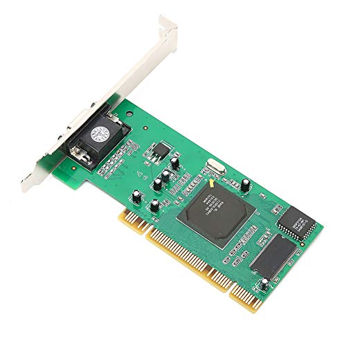 Heayzoki Graphics Card,VGA PCI 8MB 32Bit Desktop Computer Accessories Multi8209;Display for Rage XL,8MB PCI Graphics Card for All Motherboards with PCI Plug?in - Image 1