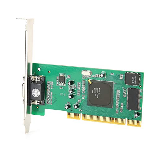 Heayzoki Graphics Card,VGA PCI 8MB 32Bit Desktop Computer Accessories Multi8209;Display for Rage XL,8MB PCI Graphics Card for All Motherboards with PCI Plug?in - Image 2
