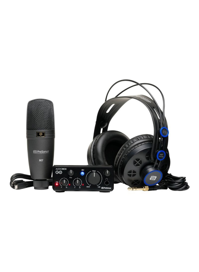 PreSonus AudioBox Go Creator Studio Recording Bundle - Image 1