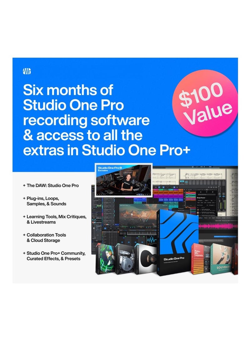 PreSonus AudioBox Go Creator Studio Recording Bundle - Image 5