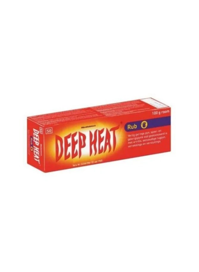 Deep Heat Pain Relief Rub Cream 100g
