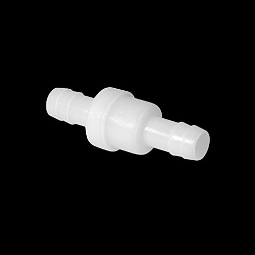 Feelers 3/8" One Way Inline Check Valve Non-Return One-Way Air Water Gas Check Valve Ozone Resistance PVDF, Pack of 4 4PCS - Image 4