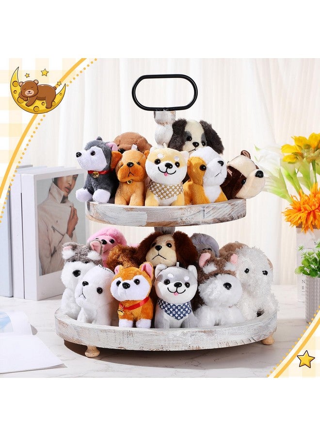 Aoriher 18 Pcs Mini Plush Dog Bulk Puppy Stuffed Animals Small Stuffed Dogs Cute Assorted Soft Plush Dog Puppy Toys Doll for Hers Puppy Birthday Party Favor Gift(Cute Dog) - Image 2