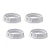 JNXQWE JNXQWE Lamp Shade Ring,E26 Threaded Lamp Holder Ring for Medium Base Phenolic Socket Inside Diameter 1-3/8" (White,4  - Image 2