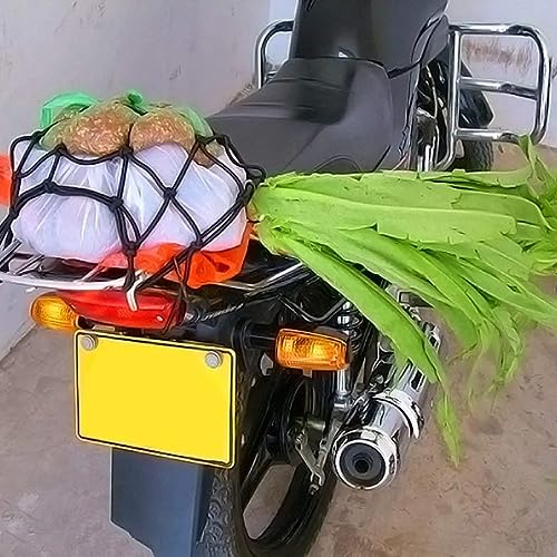 VTRUST Cargo Net, 40 x 40 cm, Bungee Cord, for Fuel Helmets - Image 4