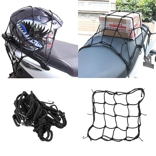 VTRUST Cargo Net, 40 x 40 cm, Bungee Cord, for Fuel Helmets - Image 5