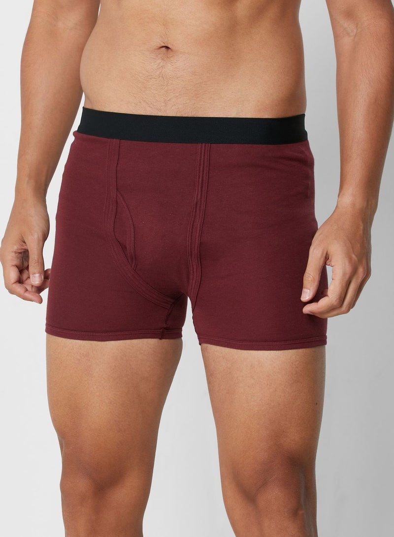 Seventy Five Basics 2 Pack Contrast Band Trunks With Antibacterial Finish  - Image 2