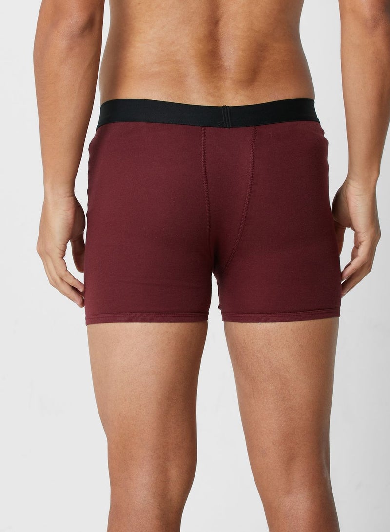 Seventy Five Basics 2 Pack Contrast Band Trunks With Antibacterial Finish  - Image 4