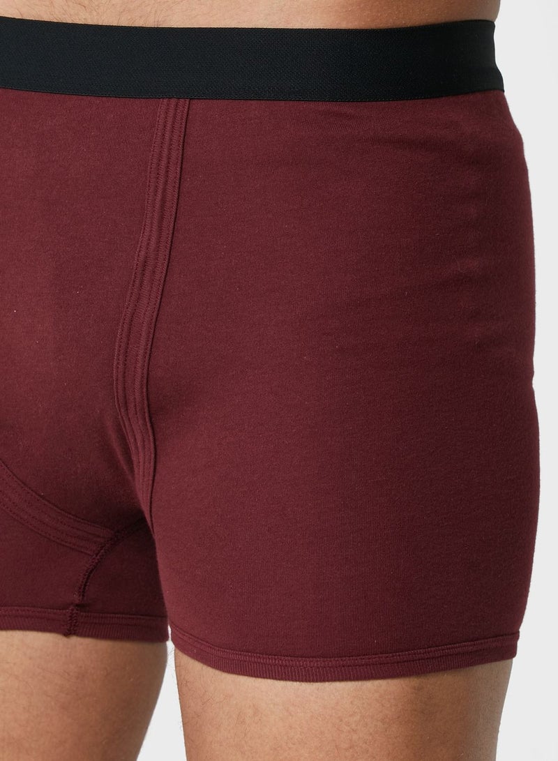 Seventy Five Basics 2 Pack Contrast Band Trunks With Antibacterial Finish  - Image 3