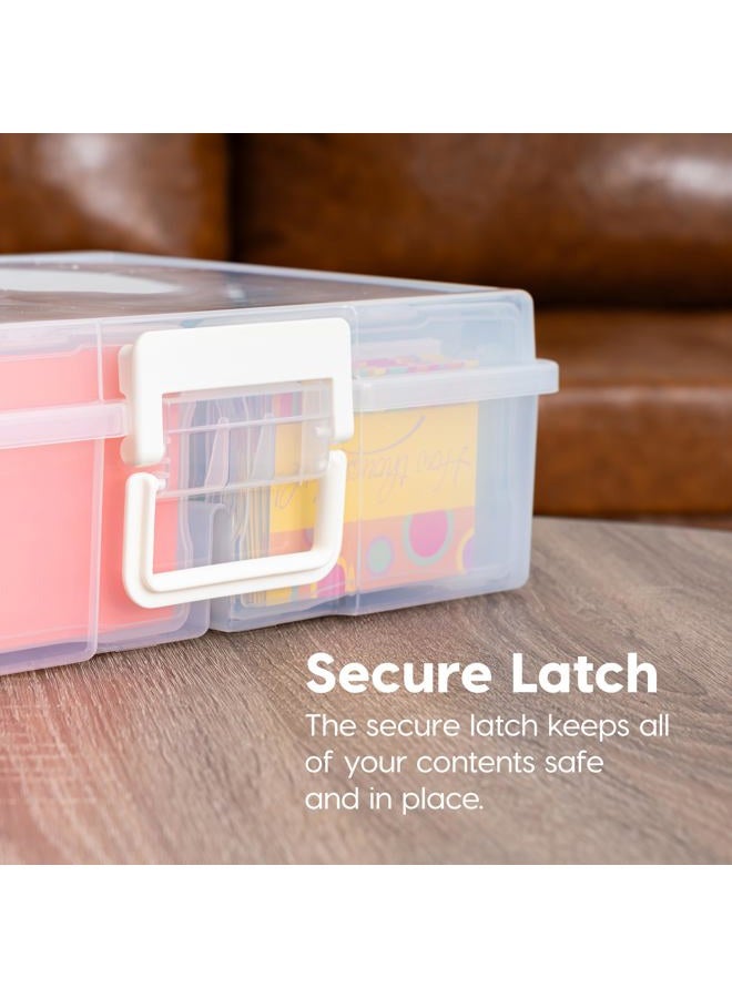 IRIS Power tool case パワー ツール ケース Iris Ohyama 4" x 6" Photo and Embellishement Craft Keeper Extra Large 215626 - Image 4