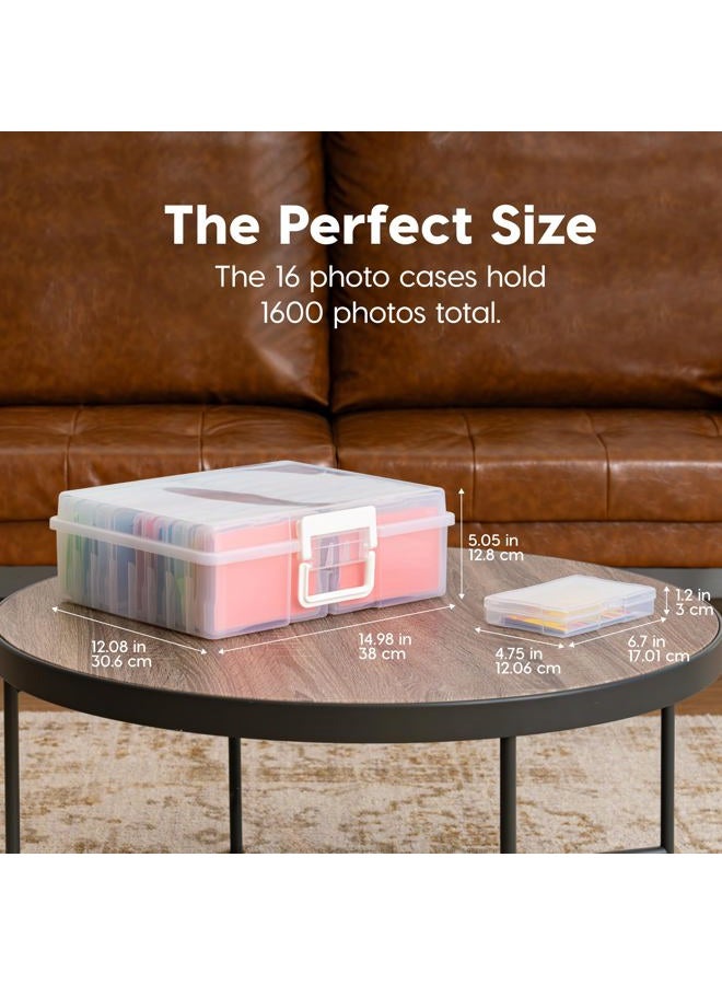 IRIS Power tool case パワー ツール ケース Iris Ohyama 4" x 6" Photo and Embellishement Craft Keeper Extra Large 215626 - Image 3