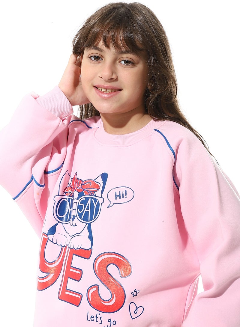 Caesar Printed Girls Meleton Training Suit - Image 3