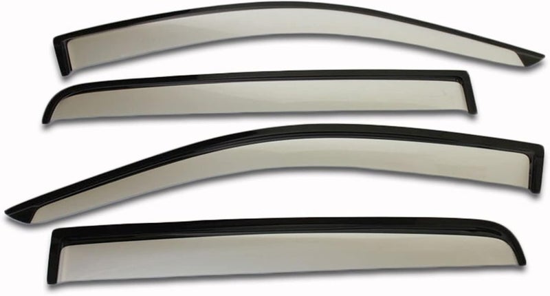 DEMULAX 5D Window Visor Rain Sun Deflectors for Ford Ranger