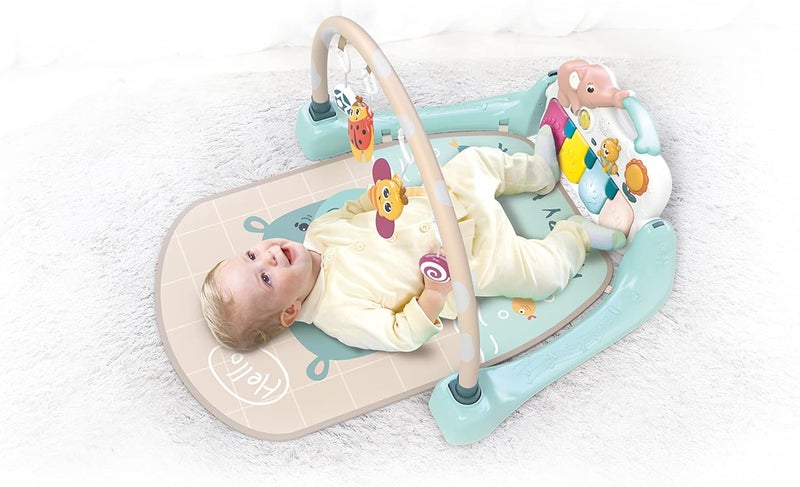 HOLA 4-in-1 Large Activity Center Play Mat for Babies - Image 4