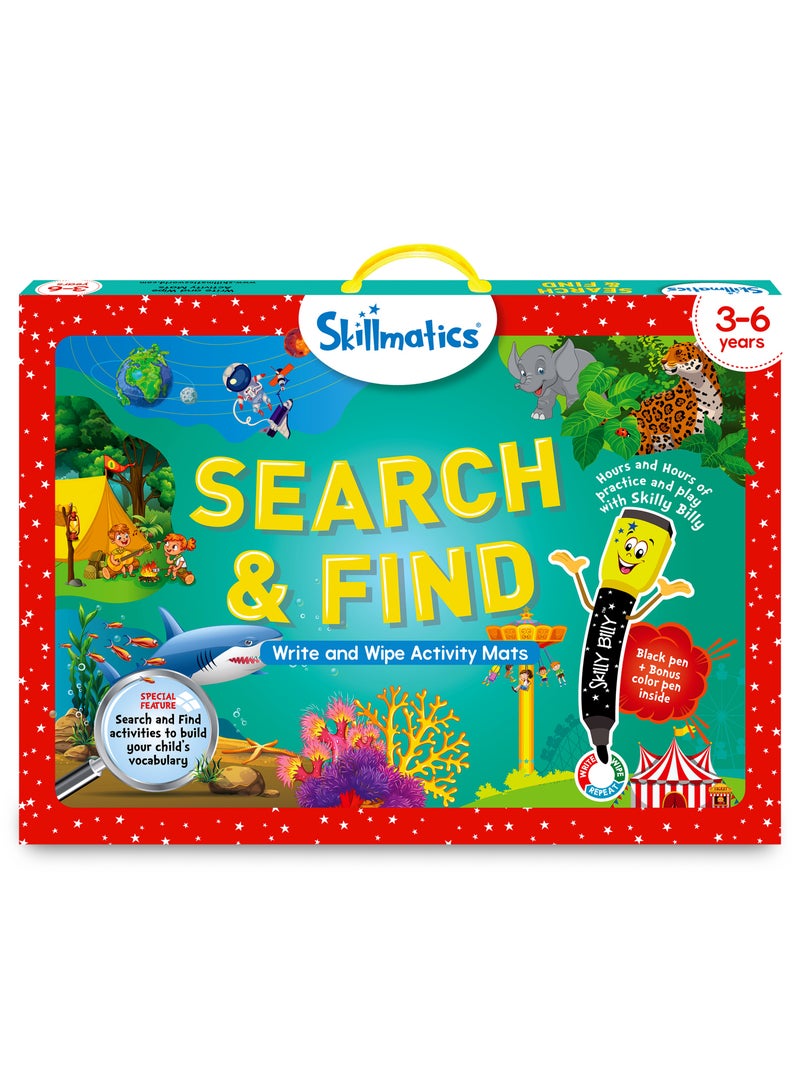 Skillmatics Search and Find Educational Game - Preschool Learning Activity, Perfect for Kids, Toddlers Who Love Toys, Art & Craft Activities, Builds Vocabulary, Gifts for Ages 3, 4, 5, 6 - Image 1
