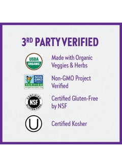 New Chapter Vitamin B Complex, Fermented Vitamin B Complex, Organic, One Daily With Whole-Food Herbs + Adaptogenic Maca For Natural Energy + Beauty, 100% Vegan, Gluten-Free - 90 Count  - Image 5