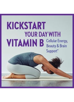 New Chapter Vitamin B Complex, Fermented Vitamin B Complex, Organic, One Daily With Whole-Food Herbs + Adaptogenic Maca For Natural Energy + Beauty, 100% Vegan, Gluten-Free - 90 Count  - Image 2