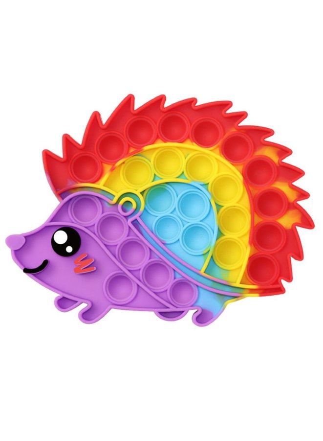 Push Pop Bubble Fidget Toy Silicone Animal Sensory Squeeze Toy Stress Relief Anti-Anxiety ADHD Autism Special Fidget Popper Gift for Kids and Adults Hedgehog C  - Image 1