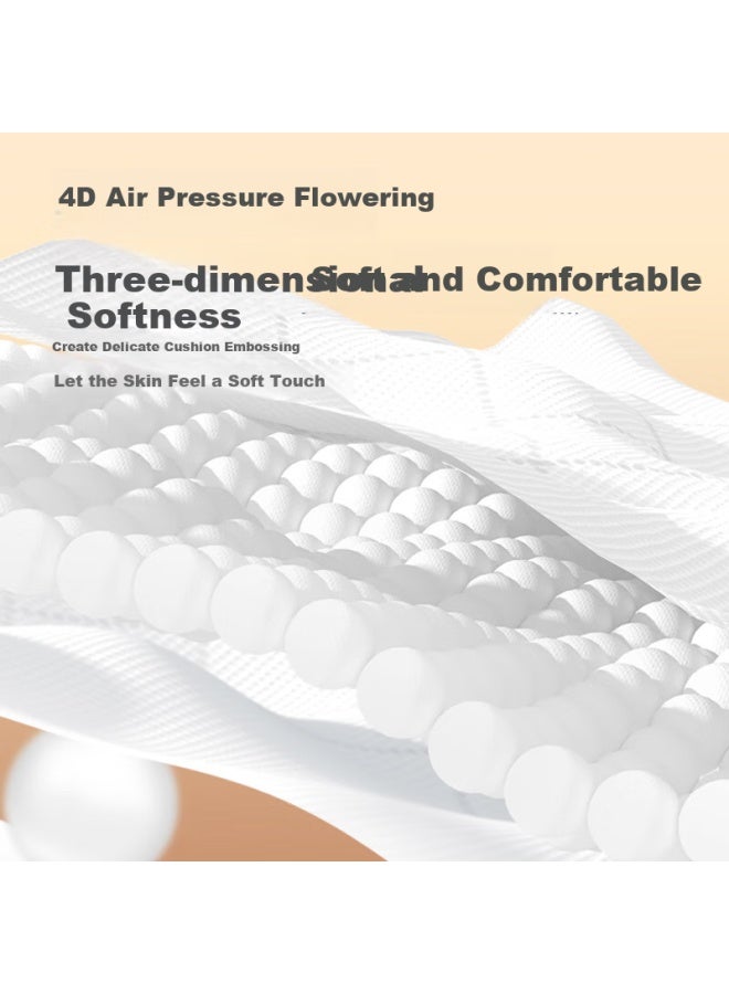 Diffuse Flowers Manhua Air Cushion Facial Tissue 400 Sheets * 20 Large Packs M Size Paper Towels Household Box Of Facial Tissue Napkins - Image 2