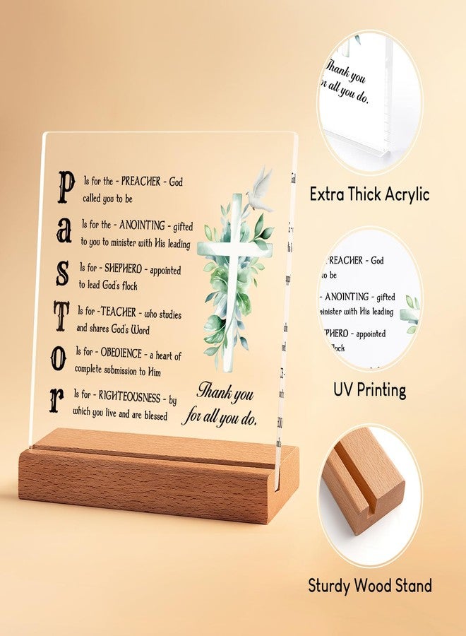 Afterprints هدايا تقديرية للقساوسة من Afterprints، لوحة شكر أكريليك مع حامل خشبي، هدايا للقساوسة، هدايا للقساوسة والوعاظ، لوحة زينة - Image 5
