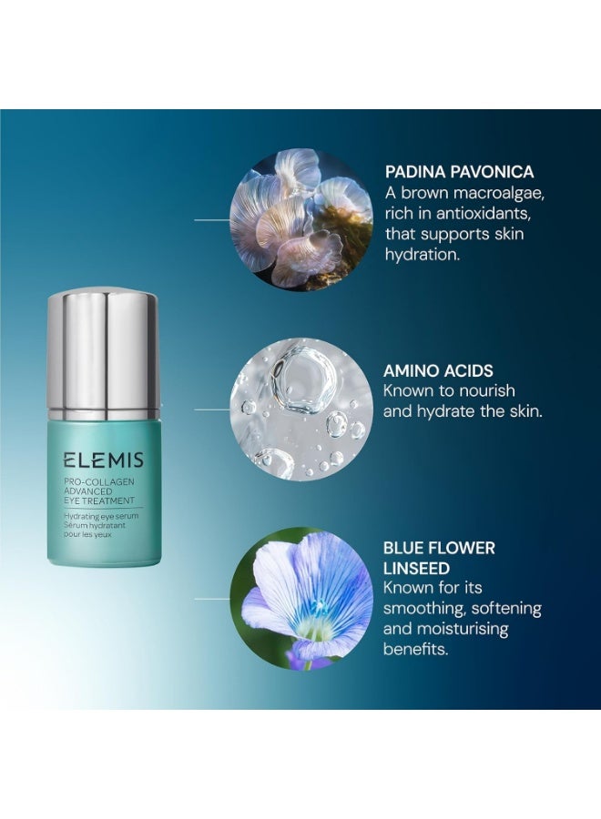 ELEMIS Pro-Collagen Advanced Eye Treatment, 15ml – Lightweight Daily Anti-Wrinkle Eye Serum, Firm, Smooth & Deeply Hydrate Delicate Skin, Anti-Aging Serum, Fine Lines and Wrinkles Treatment - Image 4