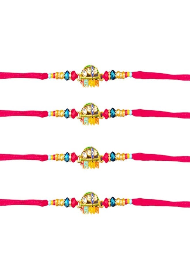 Koogly Mahakal Rakhi For Brother Set of 2 | Bhai and Brother Kids Mahakal Rakhi(Pack Of 2) - Image 3