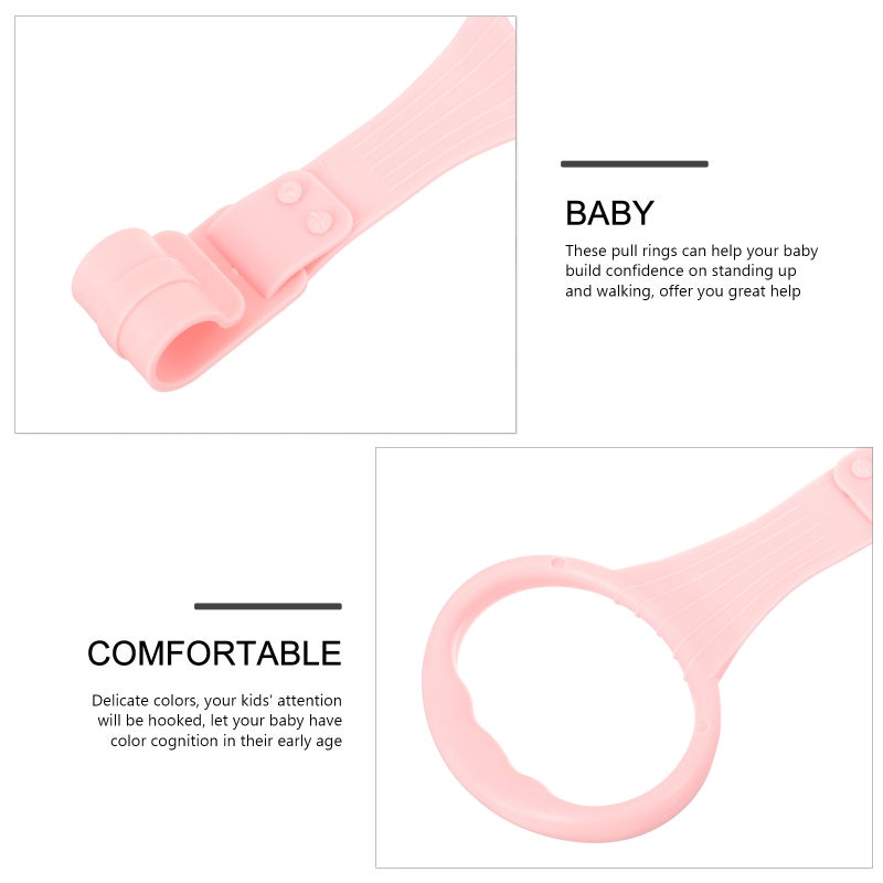 3 Pairs of Baby Pull Baby Bed Stand Baby Cot Hanging Walking Assistant - Image 4