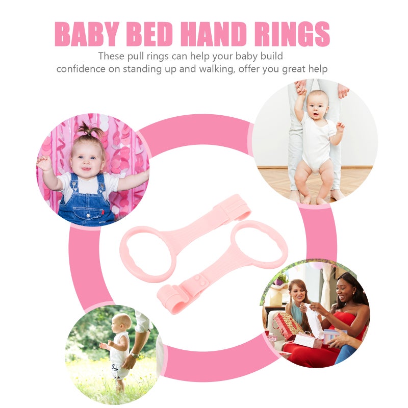3 Pairs of Baby Pull Baby Bed Stand Baby Cot Hanging Walking Assistant - Image 3