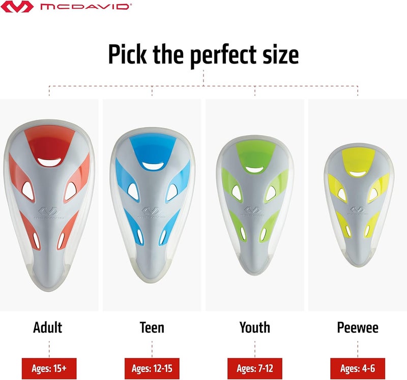 Mc David Protective Cup for Support and Comfort, Athletic Cup for Hockey Baseball Softball Wrestling Football . Flexcup Supperior Cups for Youth Boys and Adults Groin Protection - Image 3