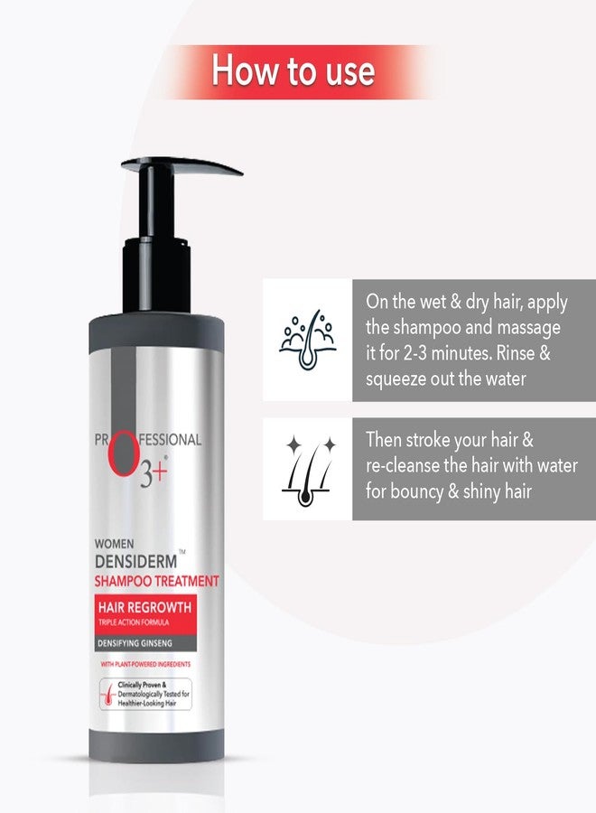 O3+ Densiderm Shampoo for Women - 200ml - Image 4