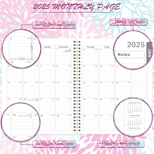MaaIbok 2025 Planner - Planner 2025, JAN 2025 - DEC 2025, 8" x 10" Weekly Monthly Planner with to-do Lists, Twin-Wire Binding, Thick Paper, Perfect for learning - Image 4