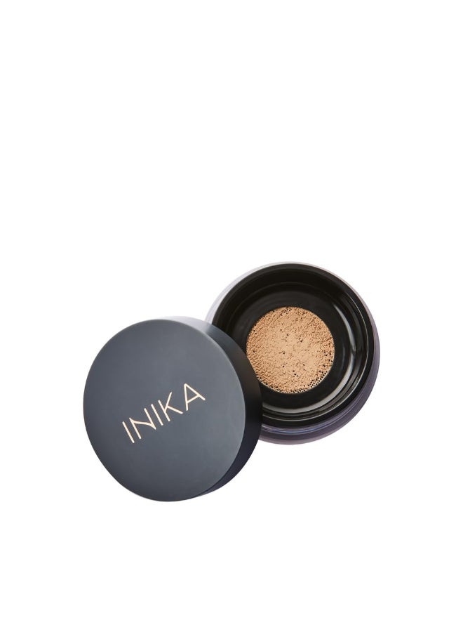 INIKA Organic Mineral Powder Foundation with SPF 25 Vegan Makeup Natural Looking Buildable Coverage Flawless Radiance Glow Blemish Coverage Cruelty Free Sustainable Packaging Patience 8g - Image 2