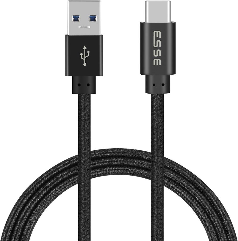 ESSE DYRO USB 3.0 to USB-C Cable 2M - Fast Charging & Data Transfer - Image 1