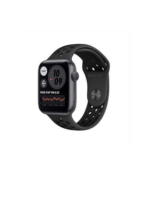 Apple Watch Nike Series 6 GPS, 44mm Space Gray Aluminium Case with Anthracite/Black Nike Sport Band - Regular