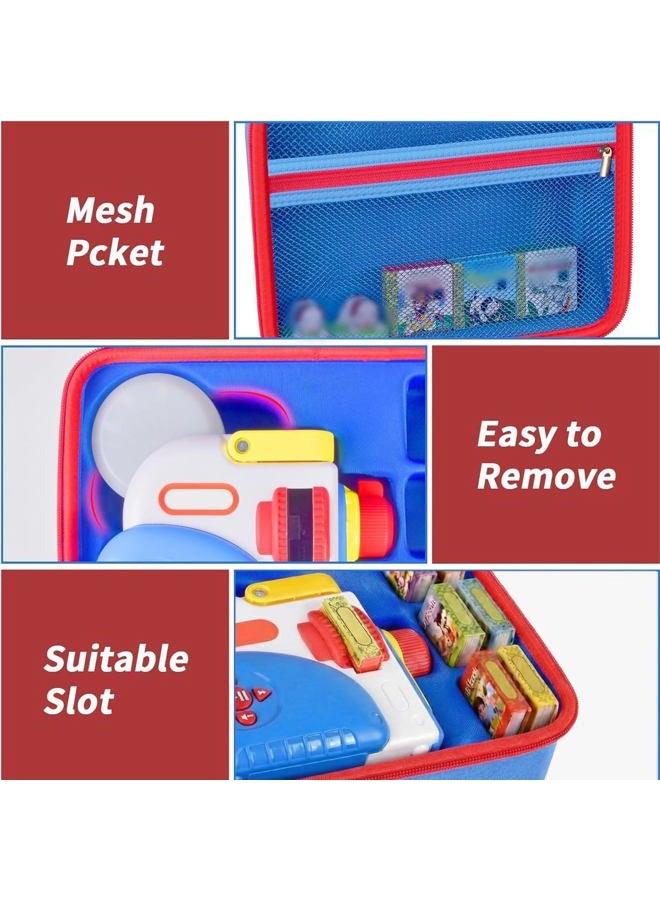 Grapsa Case Compatible with Little Tikes for Story Dream Machine Books Starter Set, Toys Protective Container for Little Tikes for Storytime Audio Play Real for Littles Character Collection (Box Only), Blue - Image 4