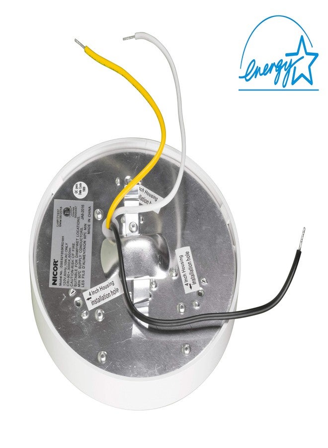 نيكور مصابيح إضاءة NICOR Lighting DSE521204KRDWH LED السفلية، بيضاء - Image 5
