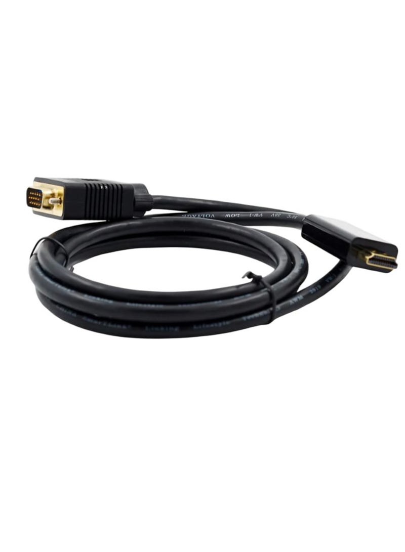SmarTLink Premium HDMI To VGA Cable 1.5M Black  - Image 2