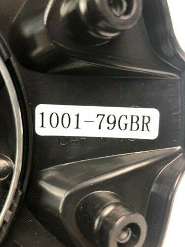 Fuel Offroad Wheels 1001-79GBR Gloss Black Center Cap with Black Rivets - Image 3