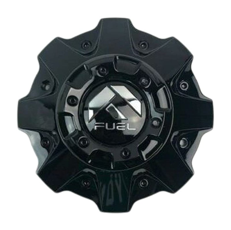 Fuel Offroad Wheels 1001-79GBR Gloss Black Center Cap with Black Rivets - Image 5