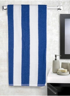 BYFT Petunia (Blue & White) Luxury Bath Towel (70 x 140 Cm Pool Towel-Set of 1) 100% Cotton, Highly Absorbent and Quick dry, Classic Hotel and Spa Quality Bath Linen-600 Gsm  - Image 1
