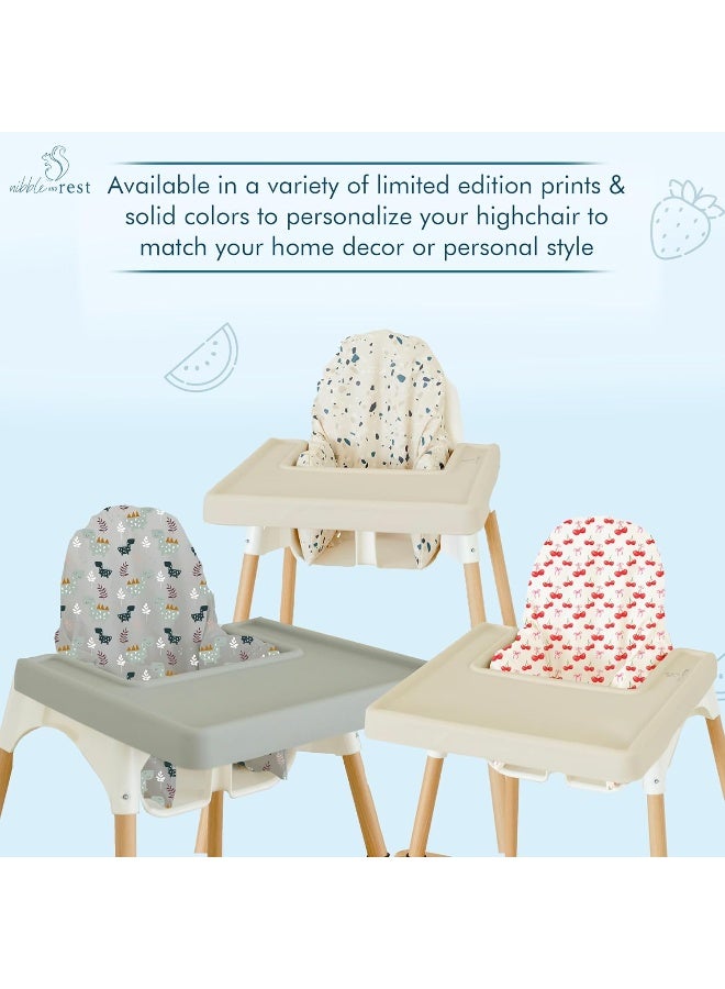 Nibble and Rest Highchair Insert Cover, Compatible for IKEA Antilop Highchair, High Chair Accessories Stain-Proof and Wipeable Insert Cover(Cushion NOT Included) (Rainbow with Stars) - Image 5